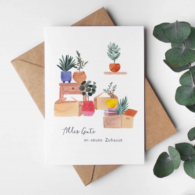 Faltkarte "Neues Zuhause" | Paperlandscape