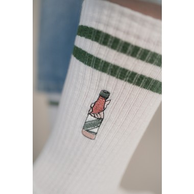 Underberg | Bestickte Bio Baumwoll Socken