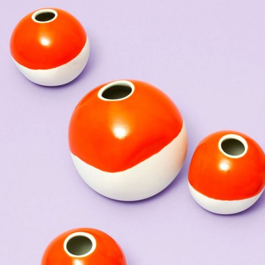 Vase PEPPLE orange