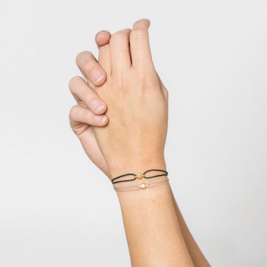 related by objects - vibe bracelet - let’s get silly - 925 Sterlingsilber - goldplattiert