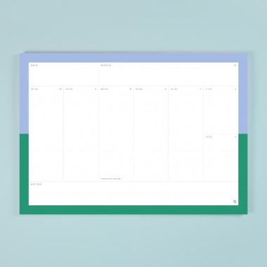 Kalender (No. 20) / A4 Wochenplaner mit Daten & Feiertagen ab sofort / frau rippe