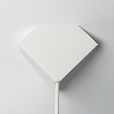 canopie® - Lampenbaldachin – Würfel Nr. 1 Gipsweiß