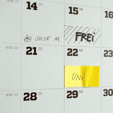 2-teiliger Wandkalender 2027, hoch oder quer, A1, mit passenden Klebezetteln // sperlingB.design