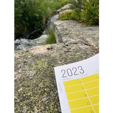 Wandkalender 2023 „Polar“ | Das Original von Wi-La-No | 100 % Recyclingpapier | Limited Edition