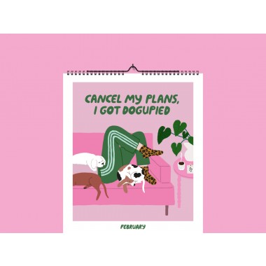 typealive / Wandkalender DIN A4 / Petisfaction "Dogs" No. 2