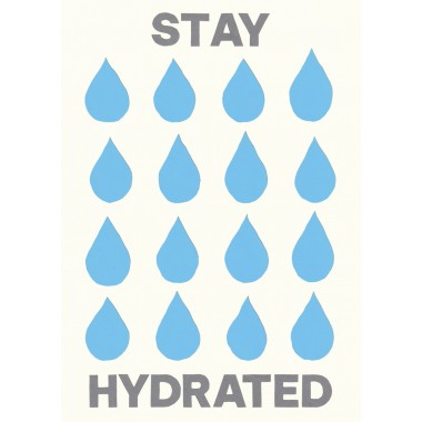 Stay hydrated – Print von Lavanda Posters
