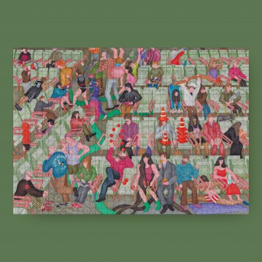 Das Puzzle Kollektiv - Puzzle "World Records' Waiting Room" 1000 Teile