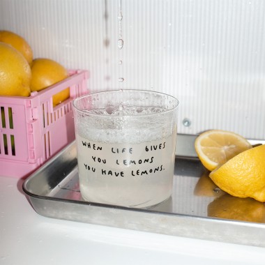 WHEN LIFE GIVES YOU LEMONS Glas – yahya studio, johanna schwarzer