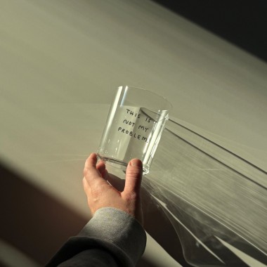 NOT MY PROBLEM - 500ML Glas - yahya studio, johanna schwarzer