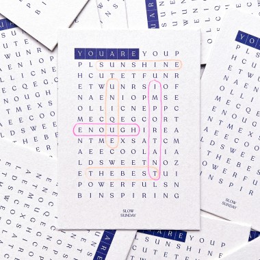 Mix & Match Postarten Set (3 Stk.) | Karten Bundle selbst zusammen stellen | Illustration + Spruch Karten, Geschenk, modern, design – Slow Sunday Studio