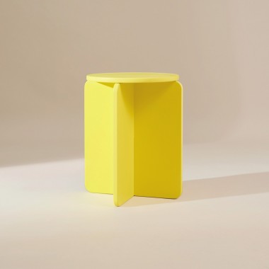 XO Hocker und Sidetable in ZITRONE von Studio Sonntag