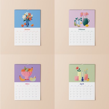 Stillleben Kalender 2026 / A4 / Svea Hansohn Illustration