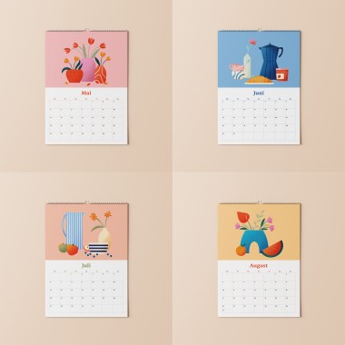 Stillleben Kalender 2026 / A4 / Svea Hansohn Illustration