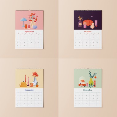 Stillleben Kalender 2026 / A4 / Svea Hansohn Illustration
