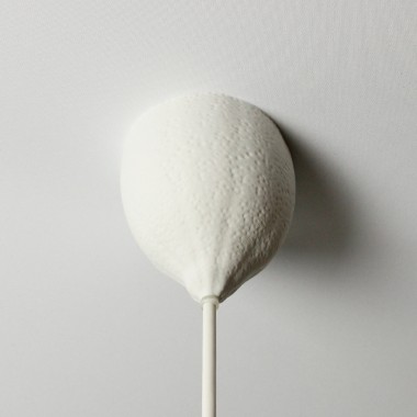 canopie® - Lampenbaldachin – Zitrone Gipsweiß