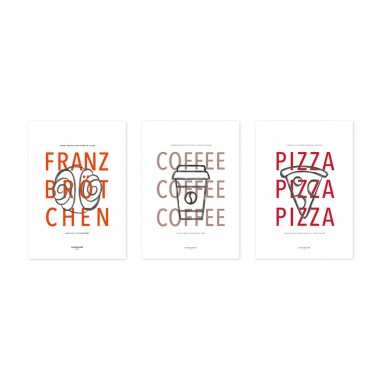 Pizza Lover | A3 Poster, Plakat | Slow Sunday Studio