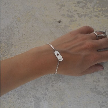 Armband "Geknöpft" aus Silber von Doppelludwig