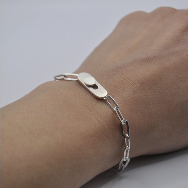Armband "Geknöpft" aus Silber von Doppelludwig