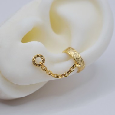Earcuff "Verbunden" aus Silber von DOPPELLUDWIG