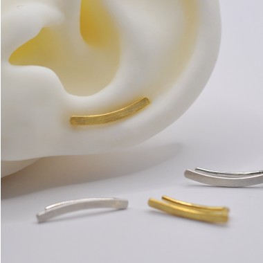 Earclimber "Gewandert" aus Silber von DOPPELLUDWIG