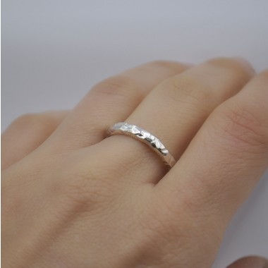 Ring "Beeindruckt" aus Silber von DOPPELLUDWIG