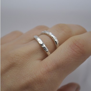 Ring "Beeindruckt" aus Silber von DOPPELLUDWIG
