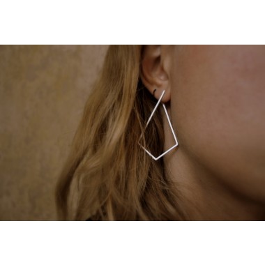 Ohrringe "Aufgestiegen" aus 925/- Silber