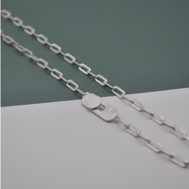Kette "Geknöpft" aus Silber von DOPPELLUDWIG