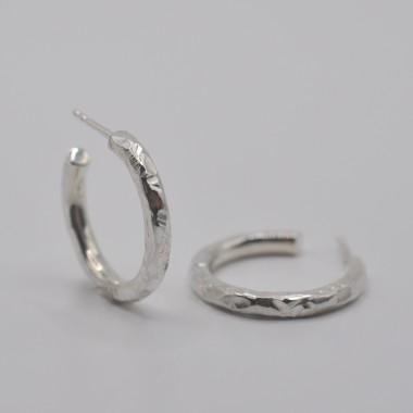 Ohrringe "Beeindruckt" aus Silber von DOPPELLUDWIG