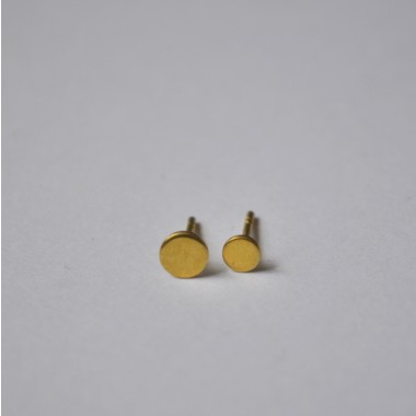 Ohrstecker "Punktiert" groß aus Silber - Doppelludwig