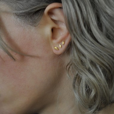 Ohrstecker "Minimalisiert" aus Silber von DOPPELLUDWIG