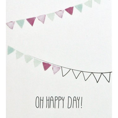 nahili 10er-Set POSTKARTEN "Oh Happy Day & Floral Garden", Grußkarten für alle Anlässe von Freude wie Geburtstag, Geburt, Taufe oder schöne Grüße