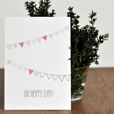 nahili 10er-Set POSTKARTEN "Oh Happy Day & Floral Garden", Grußkarten für alle Anlässe von Freude wie Geburtstag, Geburt, Taufe oder schöne Grüße