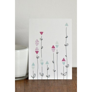 nahili 10er-Set POSTKARTEN "Oh Happy Day & Floral Garden", Grußkarten für alle Anlässe von Freude wie Geburtstag, Geburt, Taufe oder schöne Grüße