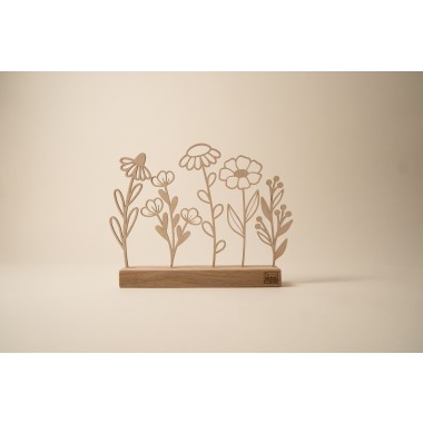 Geschenkbox Holzblumen