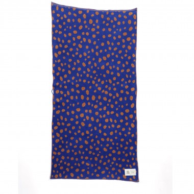 Towel.Studio | Frottee Handtuch Pebbles | Azure & Chestnut