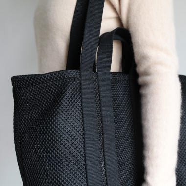 Riesen Shopper 3D Mesh Schwarz