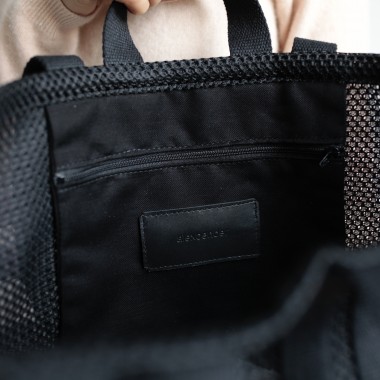 Riesen Shopper 3D Mesh Schwarz