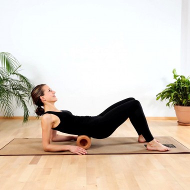 rollholz – Massagerolle aus Holz für Rücken, Nacken und Beine