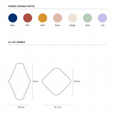 XMAS Ornaments - 2er Set (opaque)