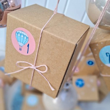 Bow & Hummingbird Adventskalender Set mit Boxen "Winter Wonder"