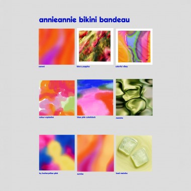 annieannie - bandeau bikinitop - design: colourful explosion