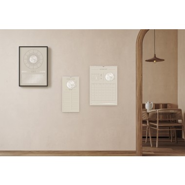 Ewiger Kalender Boho Beige // ShellyCreates