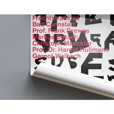 hinzkunst Plakat „Architektur versus Design“ DIN A1