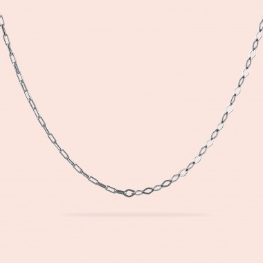 just diamonds necklace - 925 Sterlingsilber weiß rhodiniert