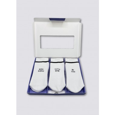 3-PACK SOCKEN BUON GIORNO, TUTTO BENE, OK CIAO - No Bad Days Club