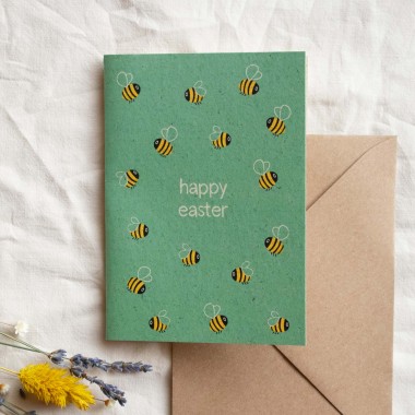 formwiese »happy easter bees« 3er-Set Osterkarten mit Kuverts