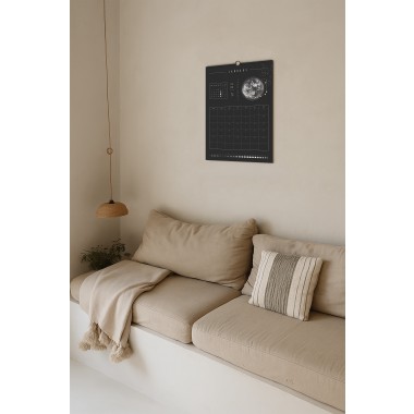 Mondkalender 2027 schwarz // ShellyCreates