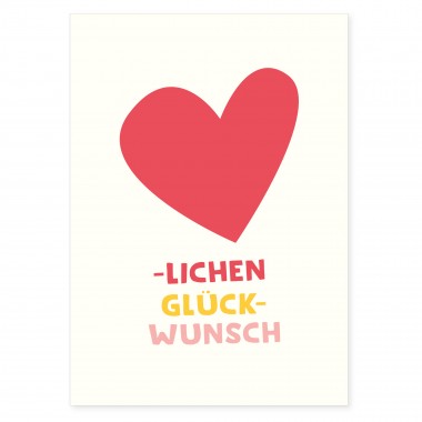 6er Set Geburtstagskarten - 6 Postkarten zum Geburtstag aus Recyclingpapier