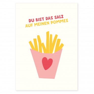 6er Set Postkarten mit Spruch aus Recyclingpapier